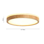 Modern Aluminum Flush Mount Ceiling Light With Remote Dimming — Harbor Light Co.