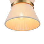 Modern Fabric Pendant Light With Tri-Color Glow — Harbor Light Co.
