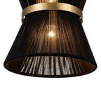 Modern Fabric Pendant Light With Tri-Color Glow — Harbor Light Co.