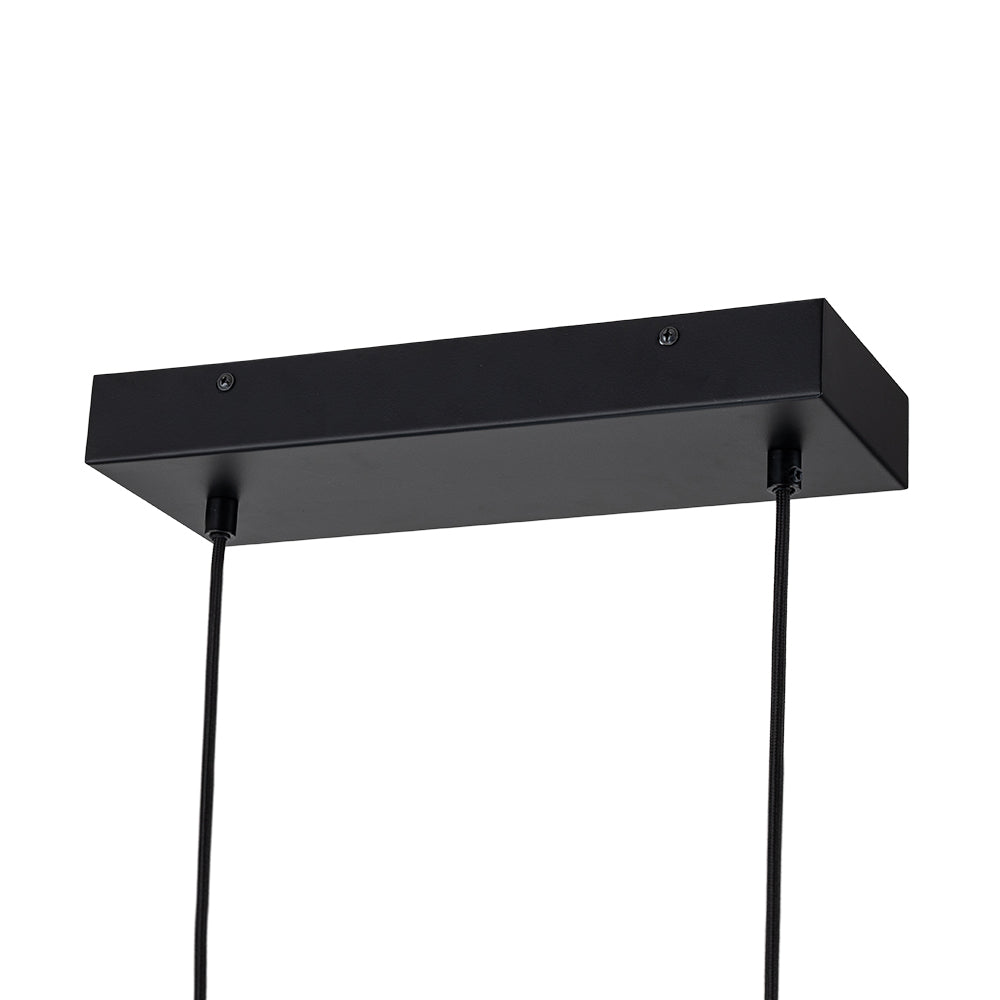 Industrial Wood Linear Pendant Light With Dimmable LED Glow — Harbor Light Co.