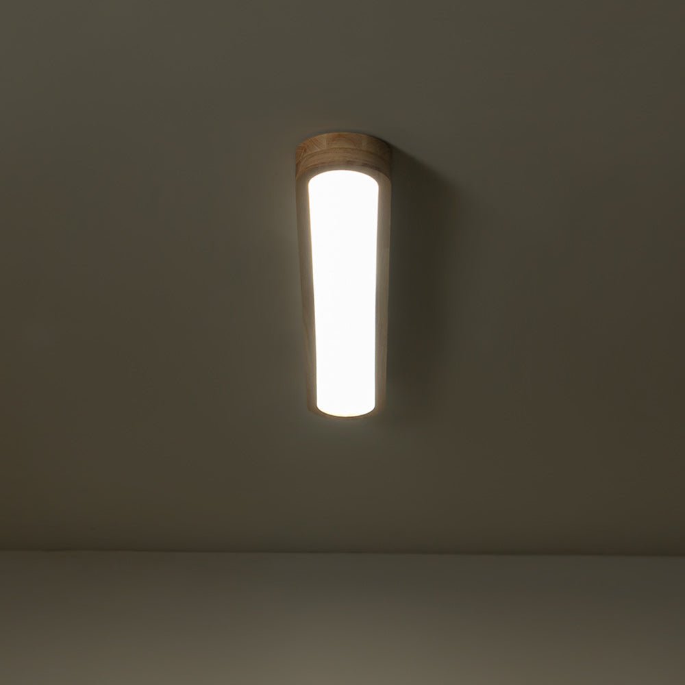 Modern Wood Linear Flush Mount Ceiling Light With Remote Dimming — Harbor Light Co.