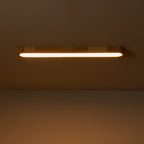 Modern Wood Linear Flush Mount Ceiling Light With Remote Dimming — Harbor Light Co.