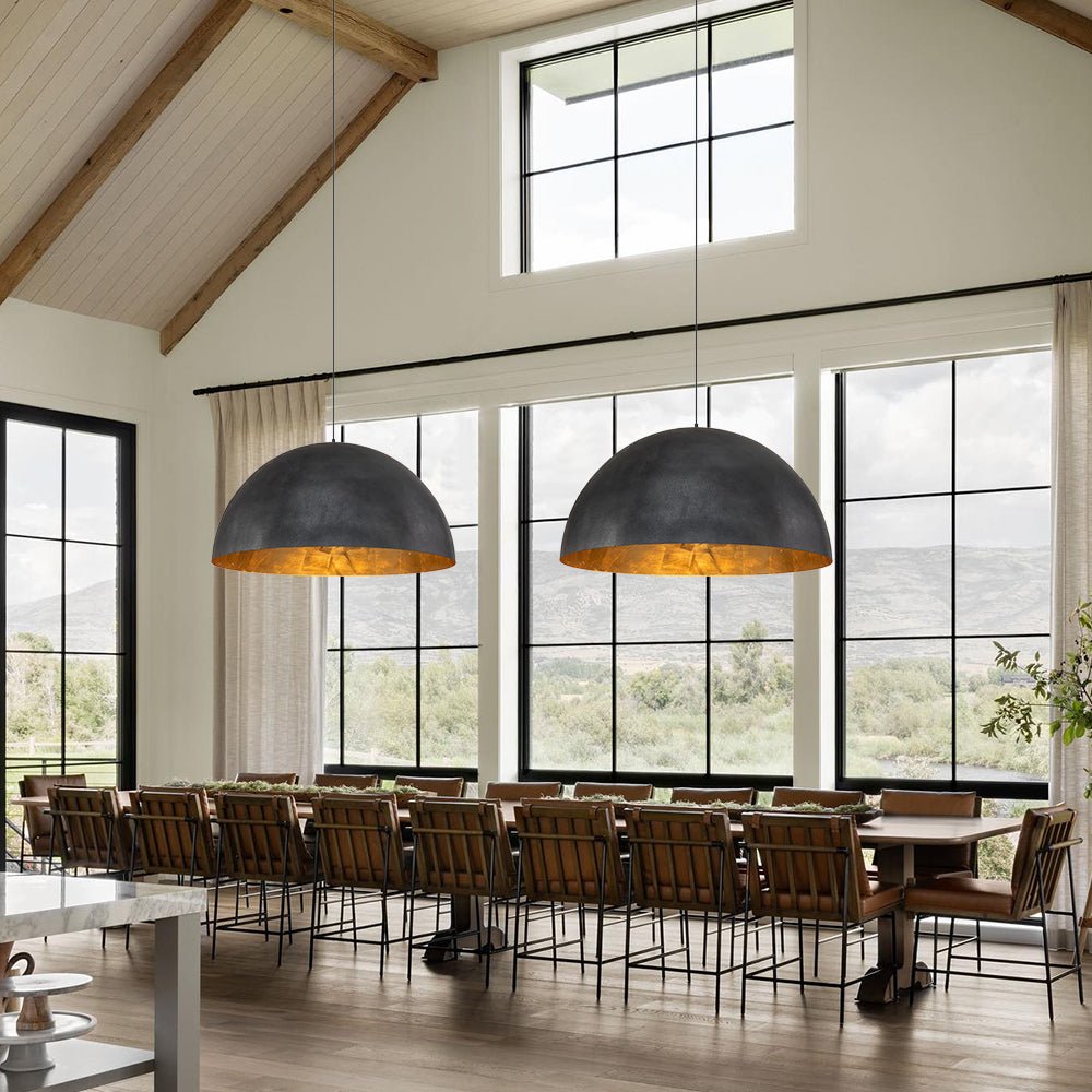 Modern Iron Pendant Light for Living Room — Harbor Light Co.