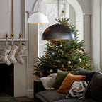 Modern Iron Pendant Light for Living Room in Black — Harbor Light Co.
