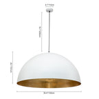 Modern Iron Pendant Light for Living Room — Harbor Light Co.