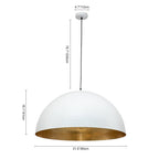 Modern Iron Pendant Light for Living Room — Harbor Light Co.
