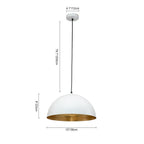 Modern Iron Pendant Light for Living Room — Harbor Light Co.