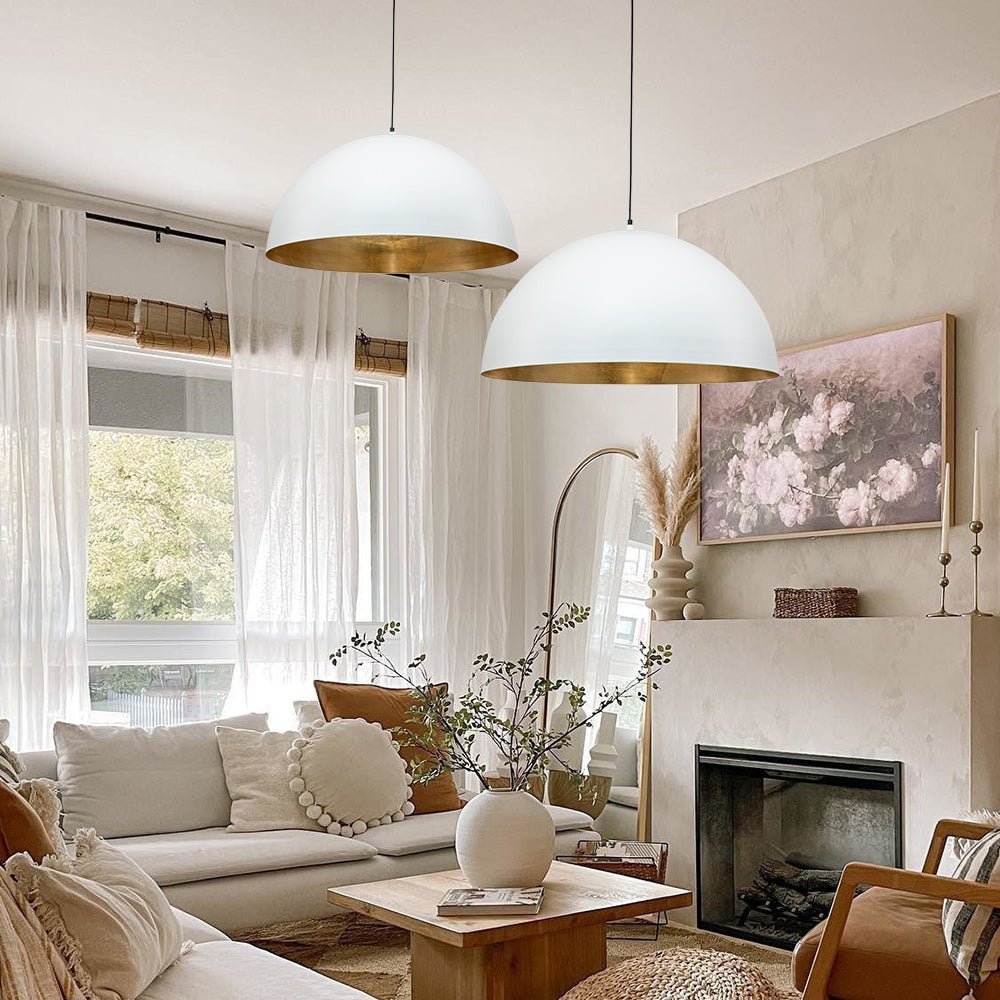 Modern Iron Pendant Light for Living Room — Harbor Light Co.
