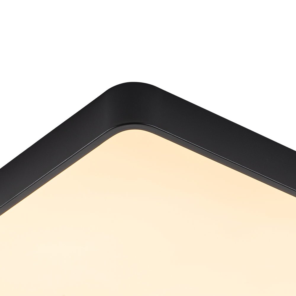 Scandinavian Wood Flush Mount Ceiling Light With Remote Dimmer — Harbor Light Co.
