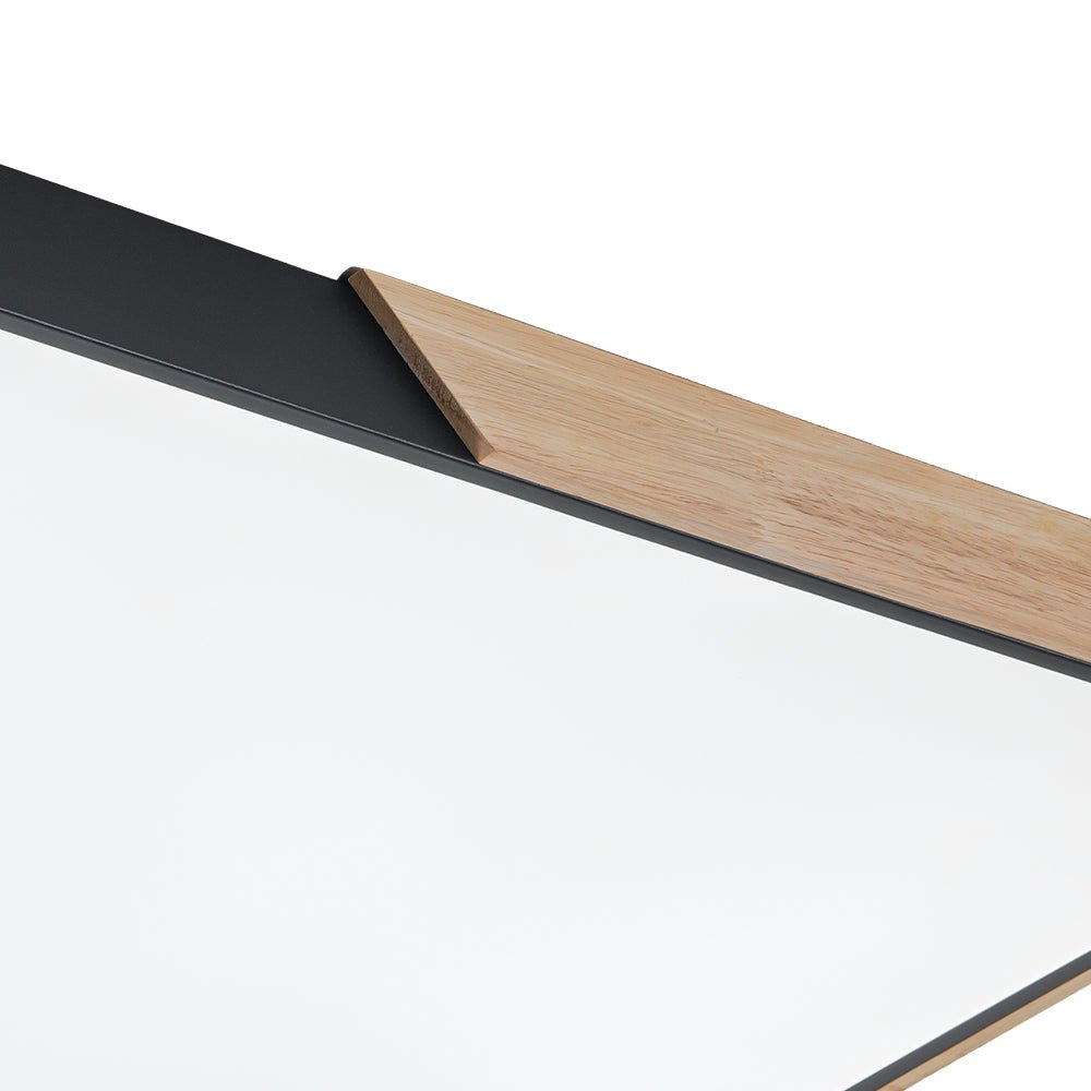 Scandinavian Wood Flush Mount Ceiling Light With Remote Dimmer — Harbor Light Co.