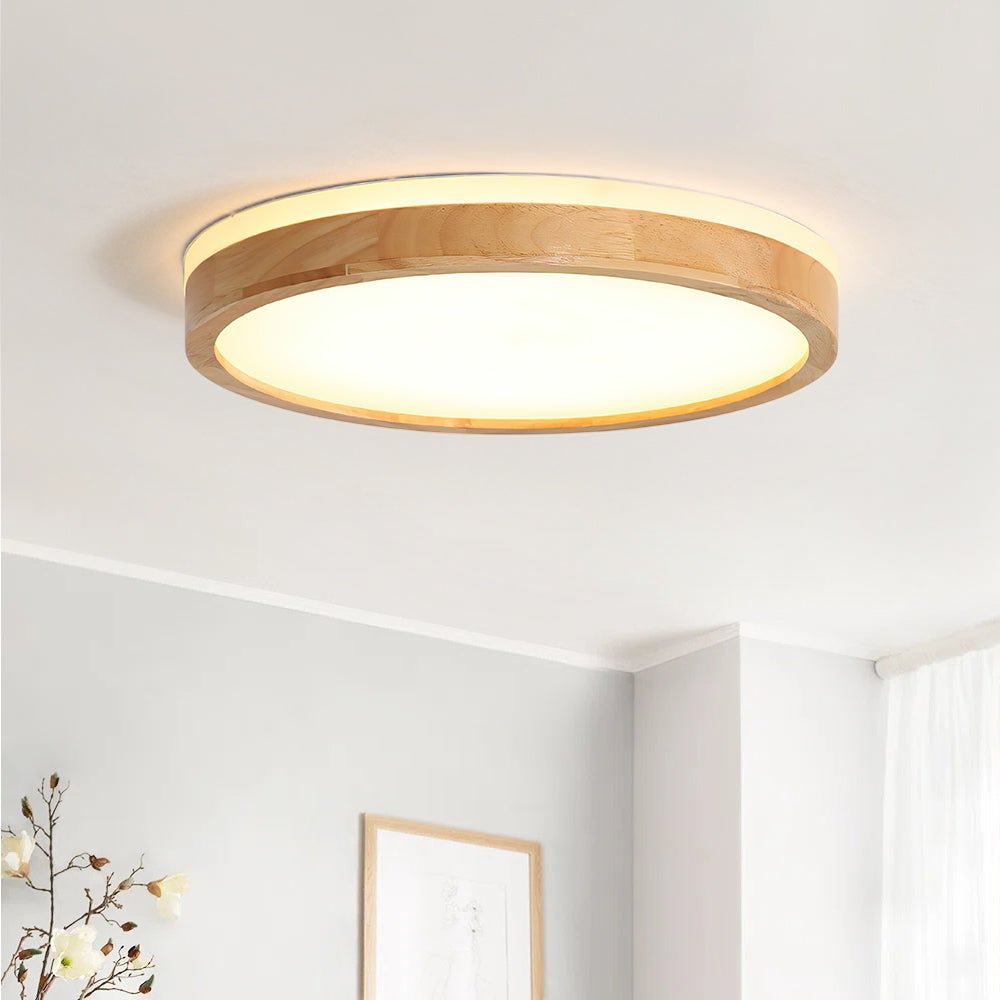 Modern Aluminum Flush Mount Ceiling Light With Remote Dimming — Harbor Light Co.