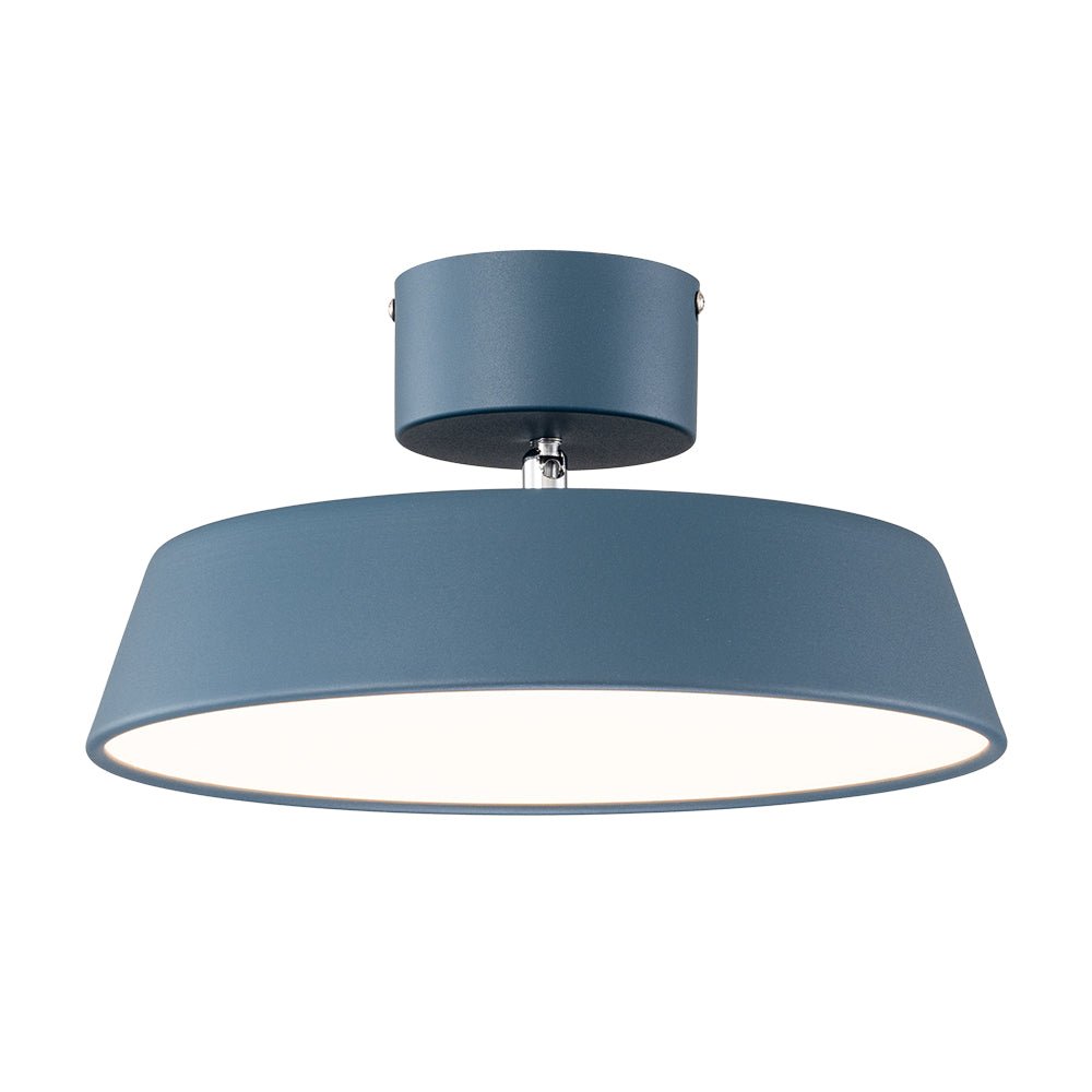 Modern Metal Semi-Flush Mount Ceiling Light for Living Room — Harbor Light Co.