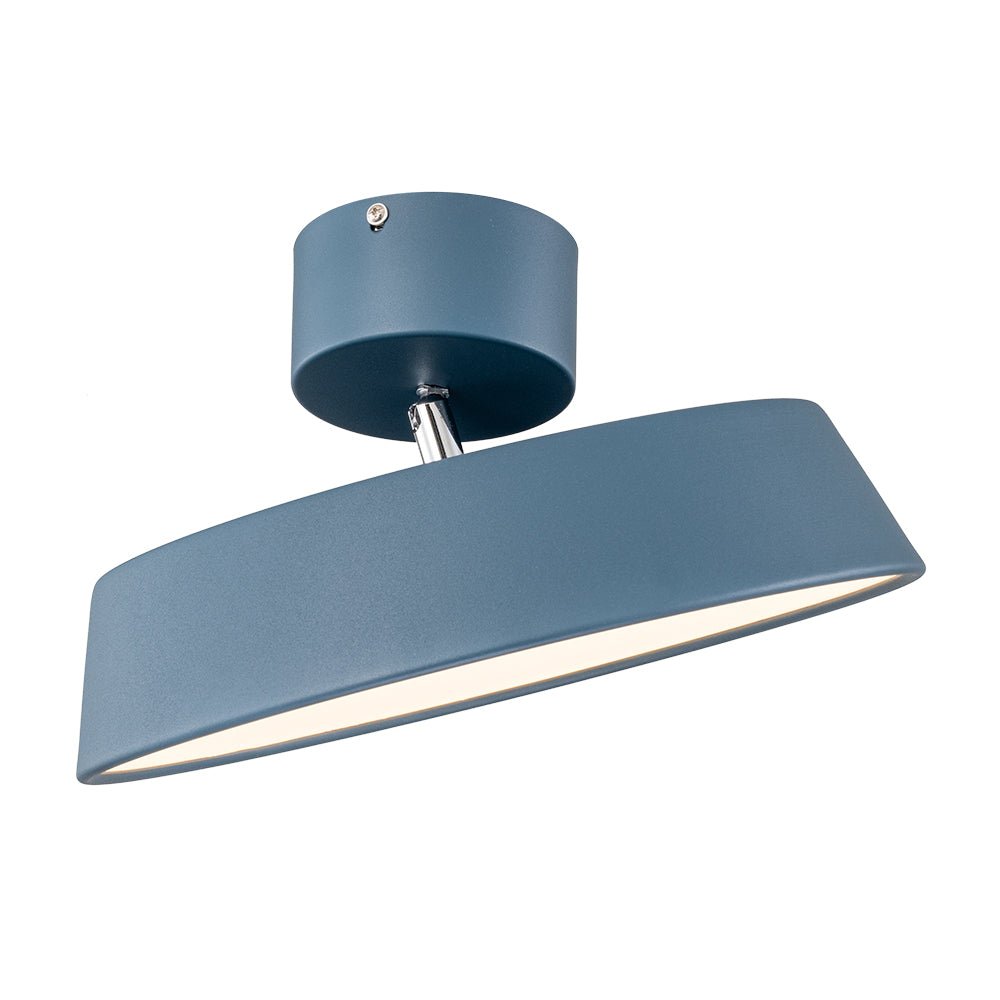 Modern Metal Semi-Flush Mount Ceiling Light for Living Room — Harbor Light Co.
