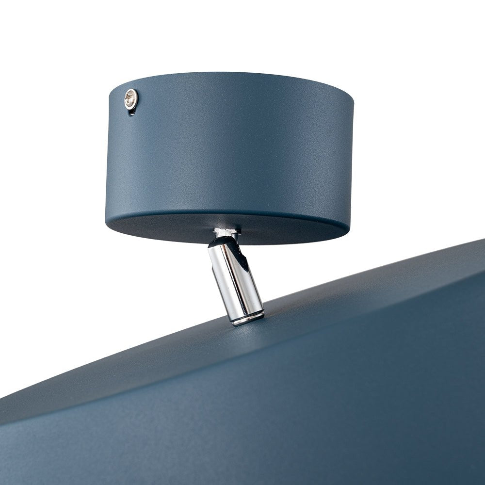 Modern Metal Semi-Flush Mount Ceiling Light for Living Room — Harbor Light Co.