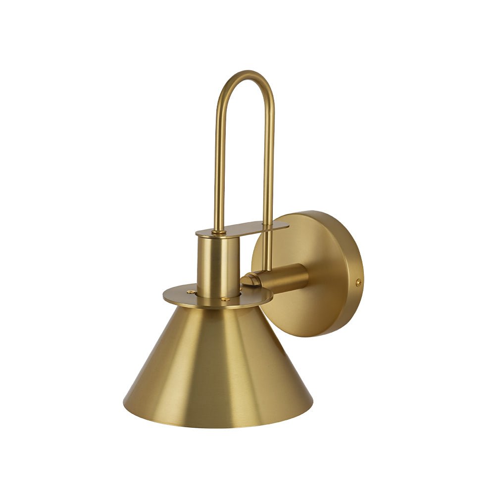 Modern Iron Wall Sconce With Warm LED Glow — Harbor Light Co.