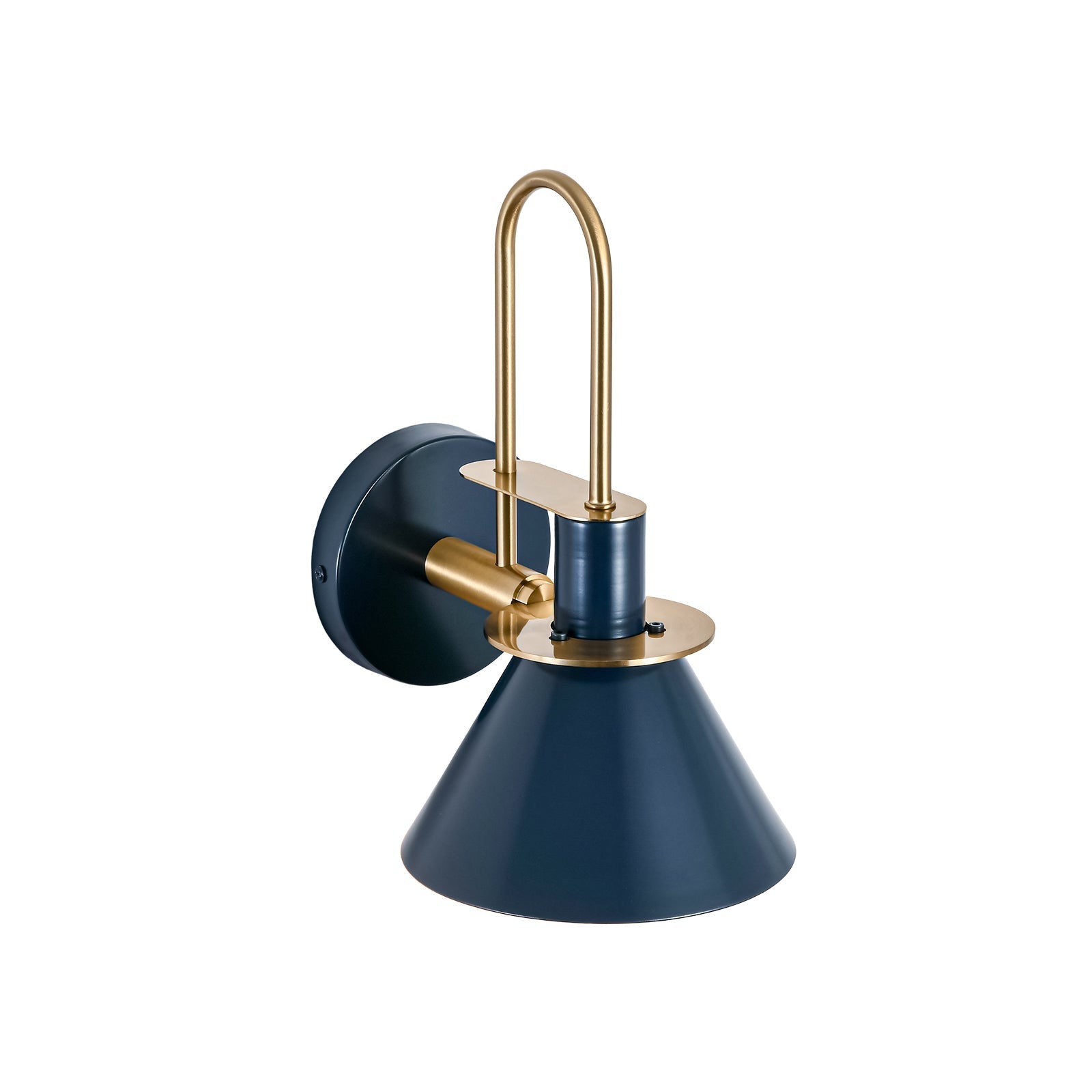 Modern Iron Wall Sconce With Warm LED Glow — Harbor Light Co.