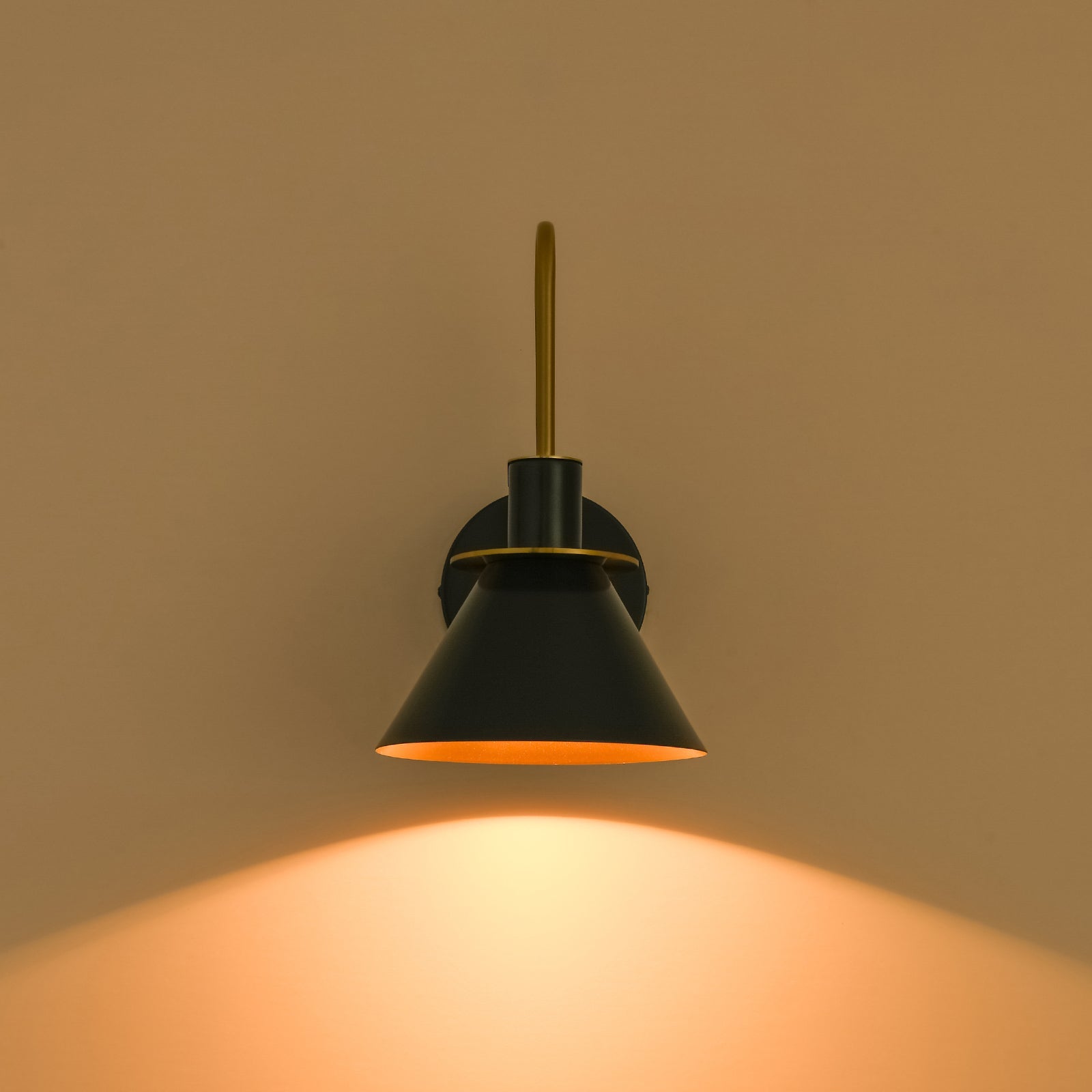 Modern Iron Wall Sconce With Warm LED Glow — Harbor Light Co.