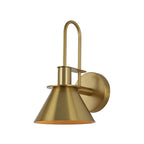 Modern Iron Wall Sconce With Warm LED Glow — Harbor Light Co.
