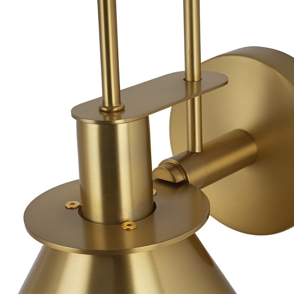 Modern Iron Wall Sconce With Warm LED Glow — Harbor Light Co.