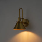 Modern Iron Wall Sconce With Warm LED Glow — Harbor Light Co.