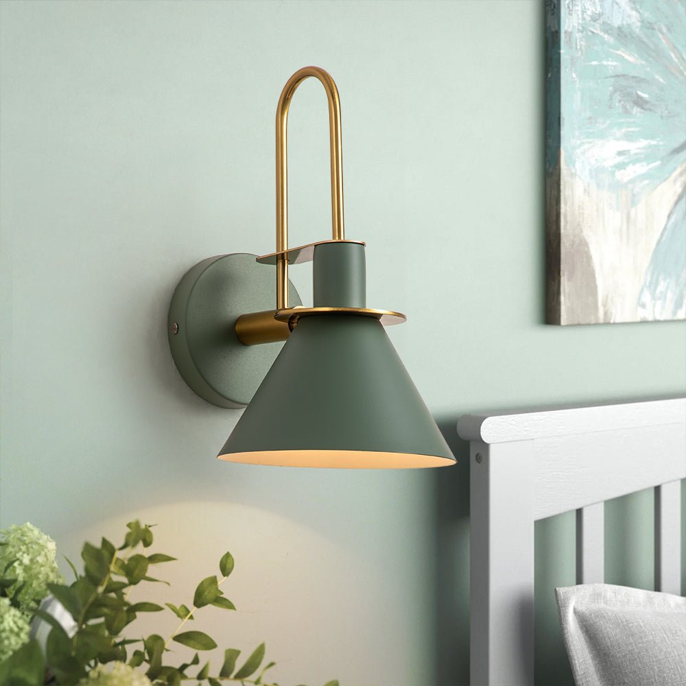 Modern Iron Wall Sconce With Warm LED Glow — Harbor Light Co.