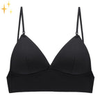 Low Back Wireless Bralette with Adjustable Straps for Backless Dresses Two Pack