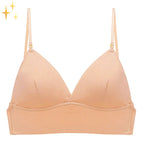 Low Back Wireless Bralette with Adjustable Straps for Backless Dresses Two Pack