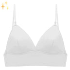 Low Back Wireless Bralette with Adjustable Straps for Backless Dresses Two Pack
