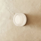 Round Glass Wall Sconce with Halo Glow