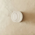 Round Glass Wall Sconce with Halo Glow