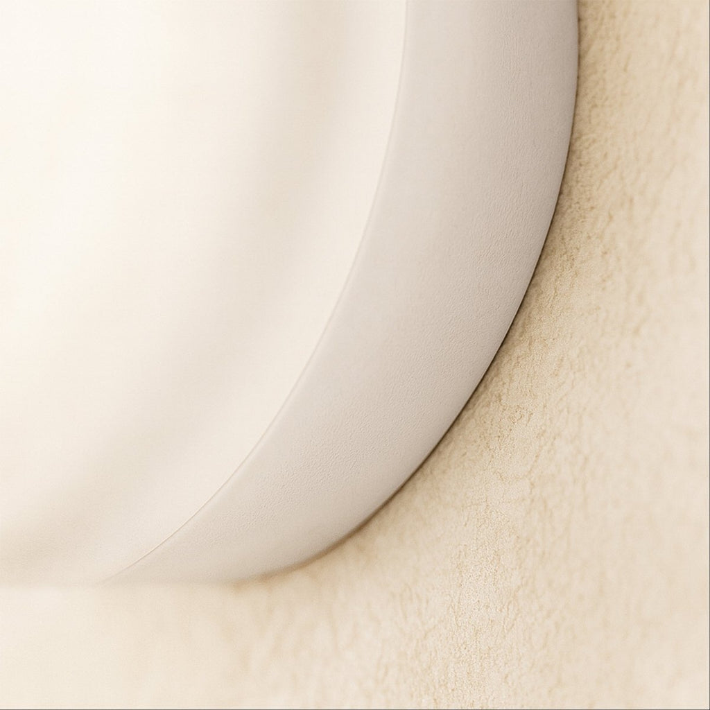 Round Glass Wall Sconce with Halo Glow