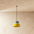 Modern Macaron Pendant Light with Layered Dome Shade