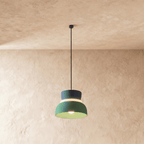 Modern Macaron Pendant Light with Layered Dome Shade
