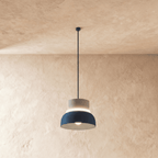 Modern Macaron Pendant Light with Layered Dome Shade