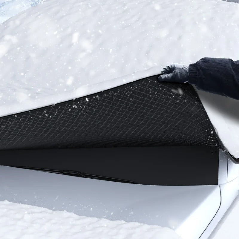 Magnetic Windshield Snow Cover with Mirror Covers for Cars and SUVs