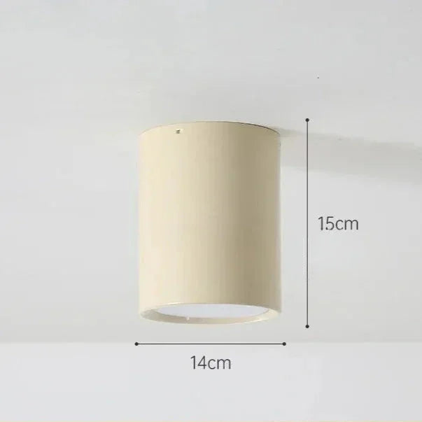 Modern Metal Flush Mount Ceiling Light With Three-Color Glow in A — Harbor Light Co.