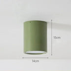 Modern Metal Flush Mount Ceiling Light With Three-Color Glow in B — Harbor Light Co.