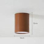 Modern Metal Flush Mount Ceiling Light With Three-Color Glow in C — Harbor Light Co.