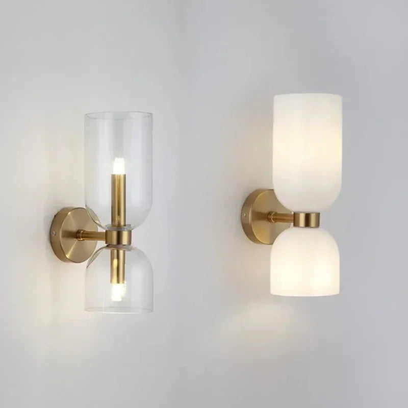 Modern Glass Wall Sconce for Living Room and Bedroom — Harbor Light Co.