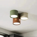 Modern Metal Flush Mount Ceiling Light With Three-Color Glow — Harbor Light Co.