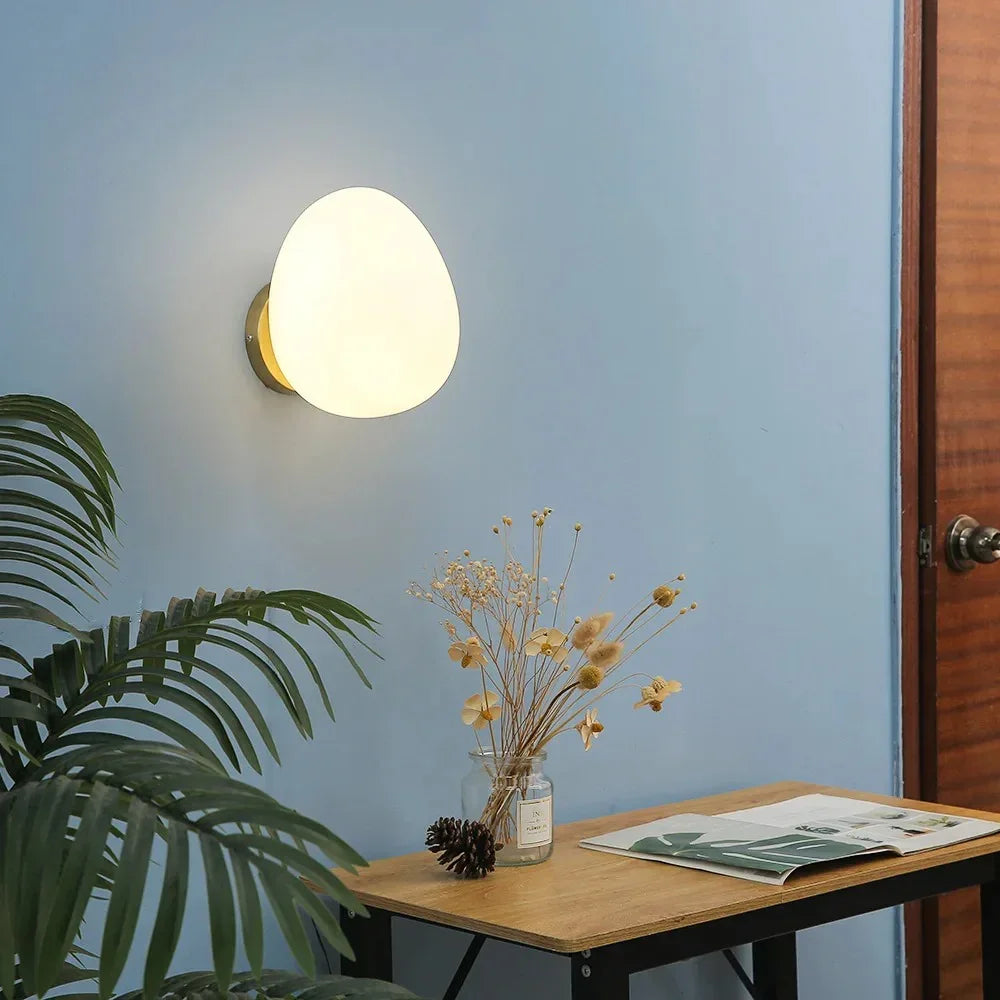 Modern Glass Wall Sconce for Living Room and Bedroom — Harbor Light Co.