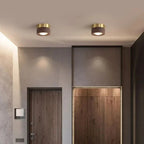 Modern Solid Wood Flush Mount Ceiling Light — Harbor Light Co.