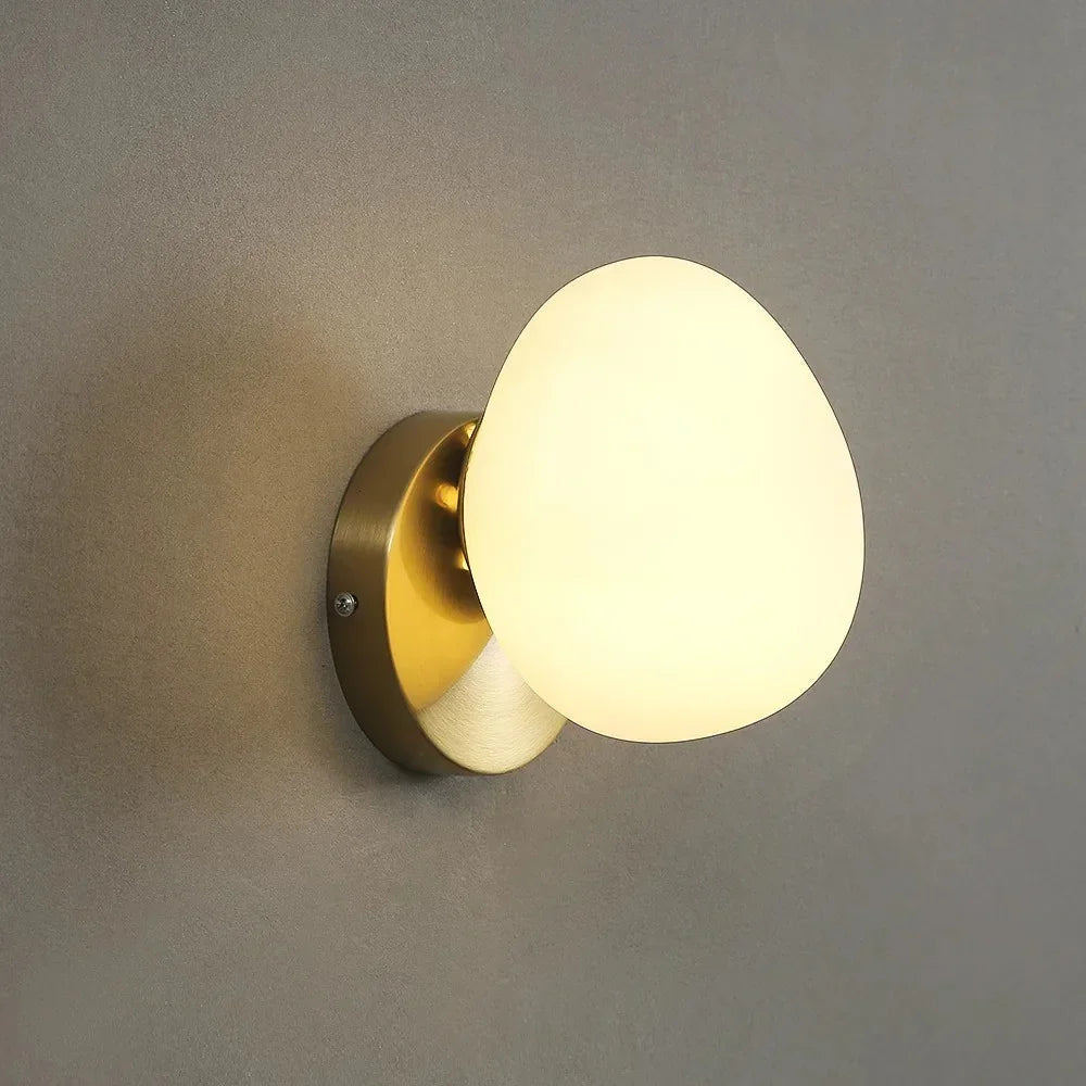 Modern Glass Wall Sconce for Living Room and Bedroom — Harbor Light Co.