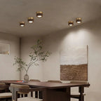 Modern Solid Wood Flush Mount Ceiling Light — Harbor Light Co.