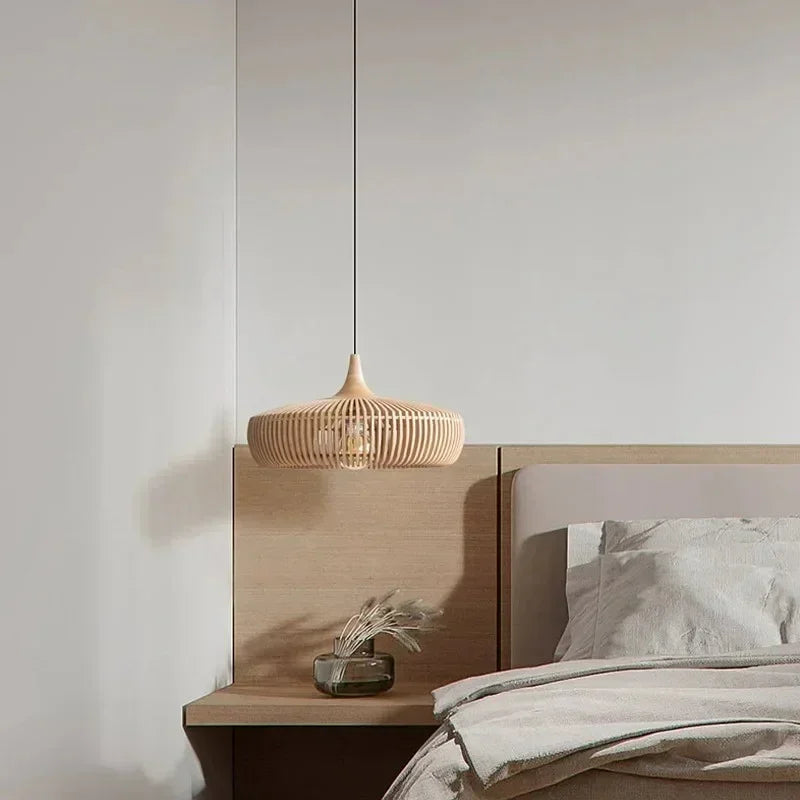 Scandinavian Wood Pendant Light for Living and Dining Rooms — Harbor Light Co.