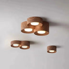 Modern Resin Flush Mount Ceiling Light With Tri-Color LED Glow — Harbor Light Co.