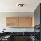 Modern Resin Flush Mount Ceiling Light With Tri-Color LED Glow — Harbor Light Co.