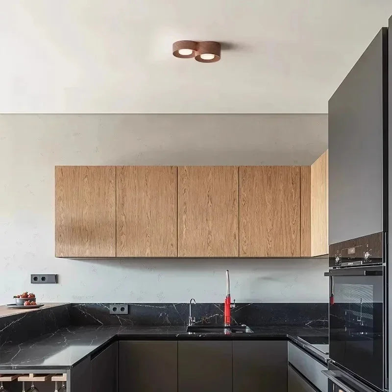 Modern Resin Flush Mount Ceiling Light With Tri-Color LED Glow — Harbor Light Co.