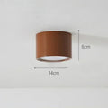 Modern Metal Flush Mount Ceiling Light With Three-Color Glow in C — Harbor Light Co.