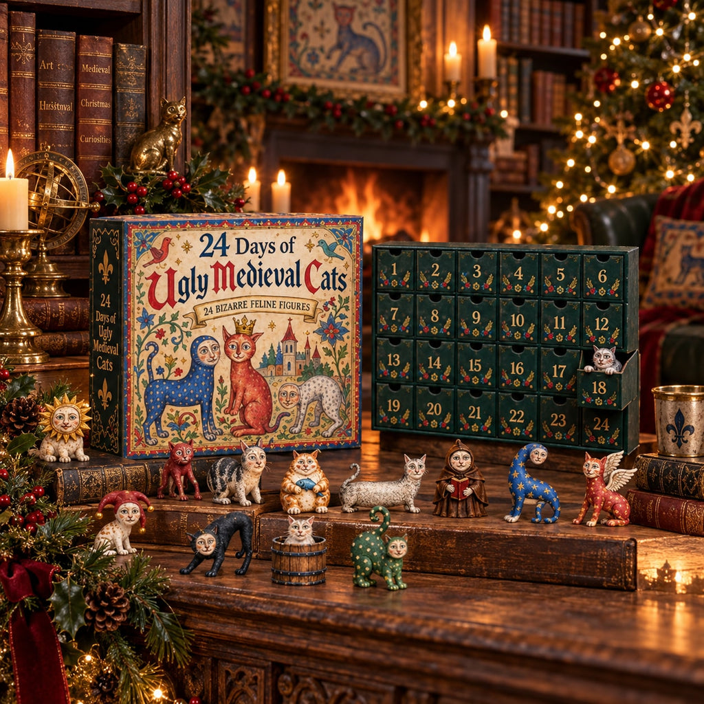 Medieval Animal Advent Calendar with Quirky Collectible Figurines